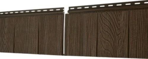 Фасадная панель Ю-Пласт S-Lock Щепа Каштан купить в Воронеже