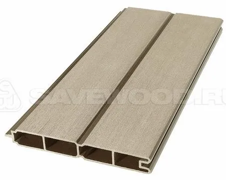 Заборный профиль из ДПК Savewood SW Agger матовый тик купить в Воронеже