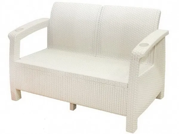 Двухместный диван Yalta Sofa Seаt белый купить в Воронеже