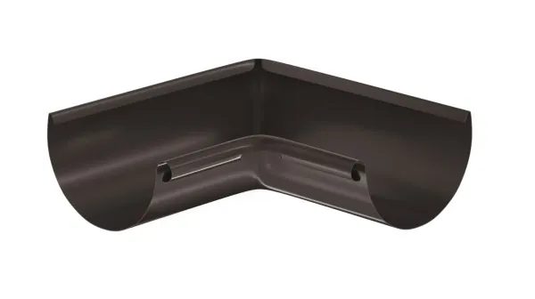 Водосток Aquasistem, система 125x90 - Угол желоба, внутренний 90° RR 32 Тёмно-Коричневый купить в Воронеже