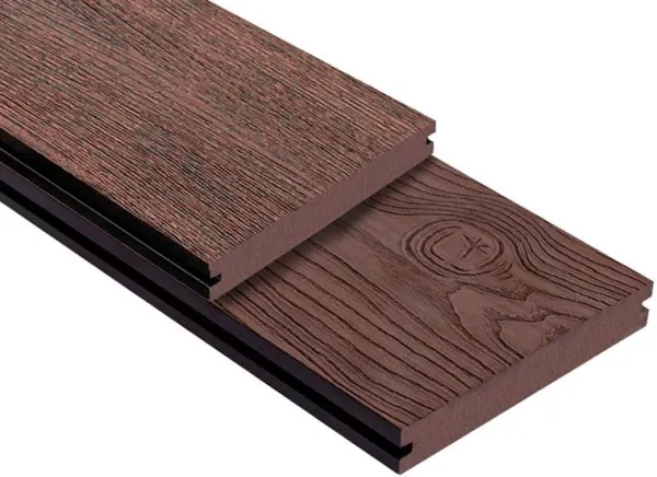 Террасная доска ДПК Outdoor 3D полнотелая STORM/OCEAN BROWN коричневая микс купить в Воронеже