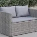 Диван-Трансформер AFINA плетеный из иск. ротанга S330G-W78 Grey купить в Воронеже