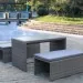 Диван-Трансформер AFINA плетеный из иск. ротанга S330G-W78 Grey купить в Воронеже