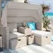 Комплект мебели AFINA плетеной из иск. ротанга AFM-330 Beige купить в Воронеже