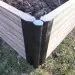 Угловой элемент поворотный, пластиковый от 60° до 300° для доски 300х30 мм из ДПК чёрный Holzhof купить в Воронеже