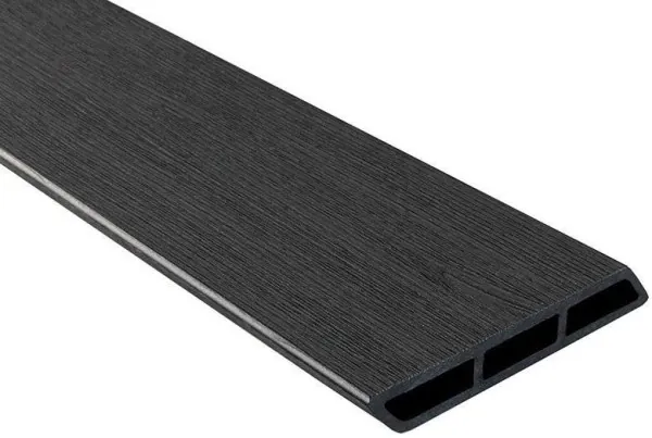 Доска Ромбус 3D ДПК Outdoor STORM BLACK черная купить в Воронеже
