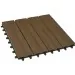 Садовый паркет дпк CM Garden Modern, 300х300 мм, PATINA BROWN (Патина коричневый) купить в Воронеже