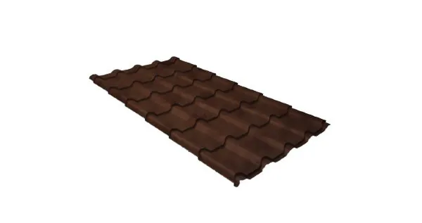 Металлочерепица камея 0,45 Safari Twincolor Brown купить в Воронеже