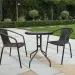 Комплект плетеной мебели AFINA из иск. ротанга Асоль-LR02 LRC-02/LRT-02-D60 Dark Brown купить в Воронеже