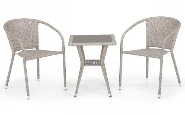 Комплект плетеной мебели AFINA из иск. ротанга T25C/Y137C-W85 Latte 2Pcs купить в Воронеже