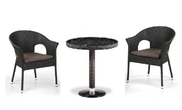 Комплект плетеной мебели AFINA из иск. ротанга T601/Y79A-W53 Brown 2Pcs купить в Воронеже