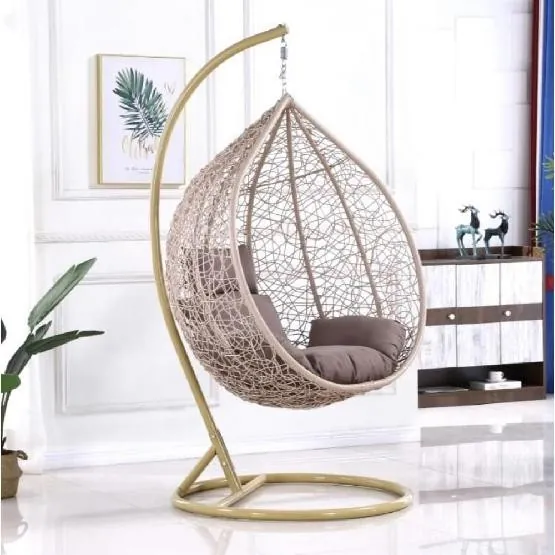 Кресло Подвесное из искусственного ротанга AFM-169A-XLB Beige купить в Воронеже