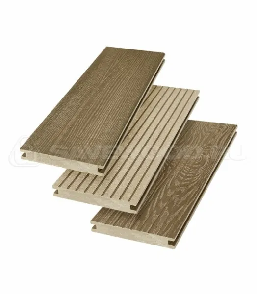 Террасная доска SW Fraxinus (R) полнотелая «SaveWood» Тик купить в Воронеже