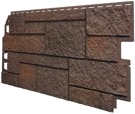 Фасадная панель VOX Sandstone (Сандстоун) темно коричневый купить в Воронеже
