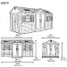 Сарай пластиковый LifeTime 15x8 DD купить в Воронеже