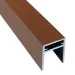 П-профиль Алюминиевый EasyDecking 35x25 Коричневый купить в Воронеже