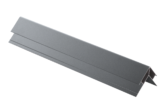 Угловой элемент наружный, алюминиевый, серый купить в Воронеже