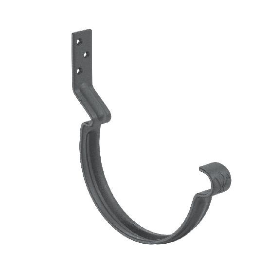 Водосток Aquasistem, Система 150/100 - Крюк крепления желоба короткий RR 23 Маренго matt купить в Воронеже