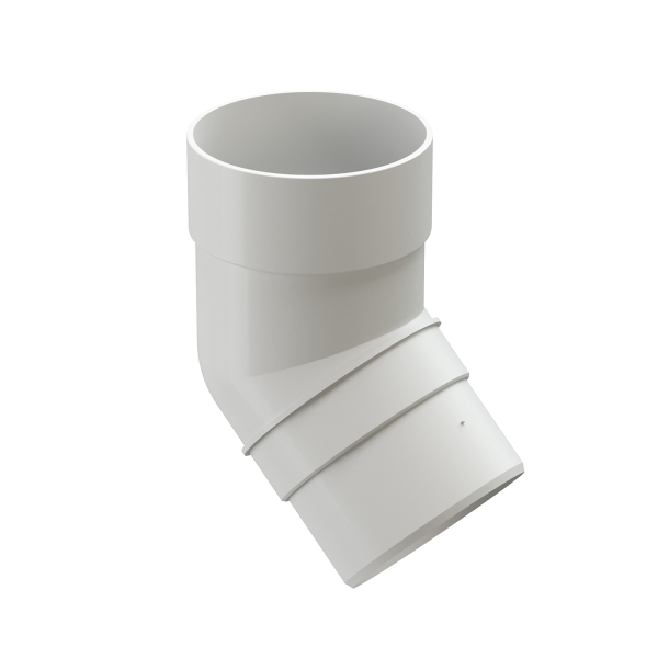 Колено 45˚ Docke Premium ПВХ - Пломбир купить в Воронеже