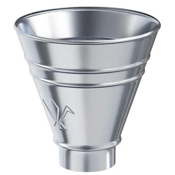 Водосток Aquasistem, Система 125x90 - Воронка водосборная круглая оцинковка купить в Воронеже