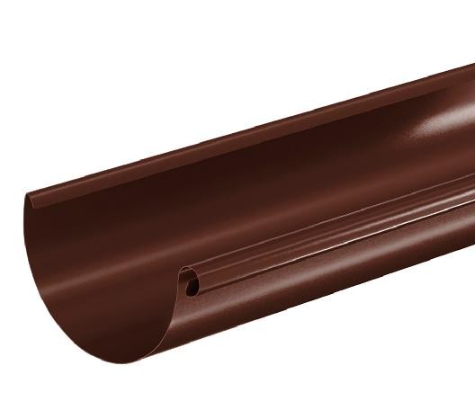 Водосток Aquasistem, система 150/100 - Водосточный желоб 3.00м RAL 8017 Коричневый купить в Воронеже