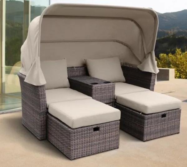 Комплект мебели AFINA плетеной из иск. ротанга AFM-330B Brown купить в Воронеже