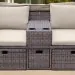 Комплект мебели AFINA плетеной из иск. ротанга AFM-330B Brown купить в Воронеже