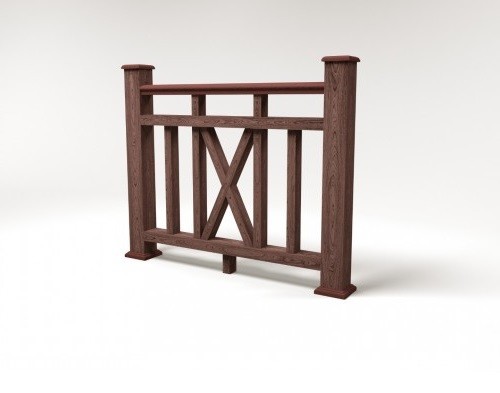 Ограждение из ДПК FG6 шоколад купить в Воронеже