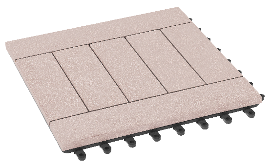 Модульный паркет ДПК GRINDERDECO Комфорт 5 Выбеленный дуб купить в Воронеже