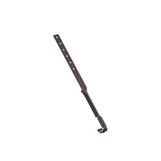 Водосток Aquasistem, система 125x90 - Поддержка желоба RR 32 Тёмно-Коричневый купить в Воронеже