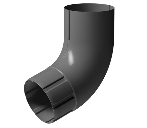 Колено 72° D90 Döcke STAL PREMIUM Графит, (RAL 7024) купить в Воронеже