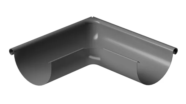 Угол внешний 90° D125 Döcke STAL PREMIUM Графит, (RAL 7024) купить в Воронеже