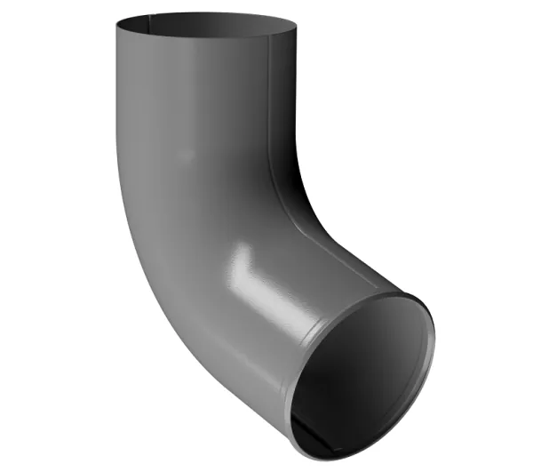 Отвод трубы D90 Döcke STAL PREMIUM Графит, (RAL 7024) купить в Воронеже