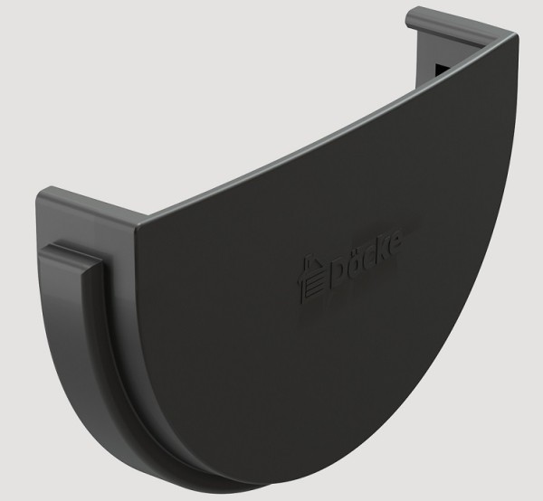 Заглушка желоба ПВХ Docke STANDART серый купить в Воронеже