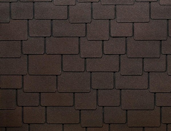 Гибкая черепица Docke, Lux, Саппоро, Зрелый каштан купить в Воронеже