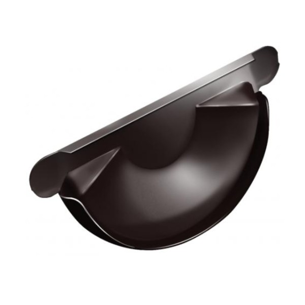 Водосток Grand Line 150x100 – Заглушка желоба RAL 8017 купить в Воронеже