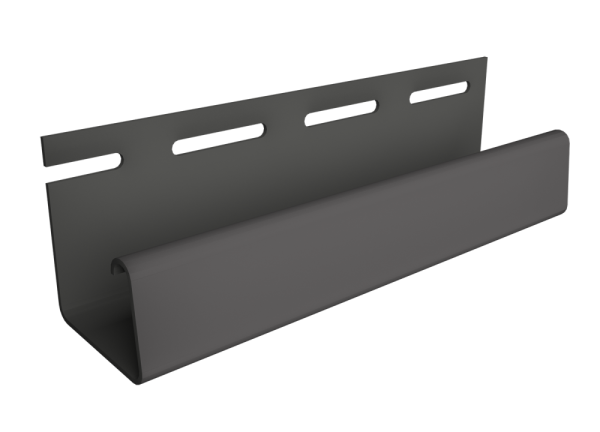 Фасадный J-профиль 30 мм Графитовый купить в Воронеже