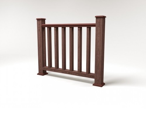 Ограждение из ДПК FG5 шоколад купить в Воронеже