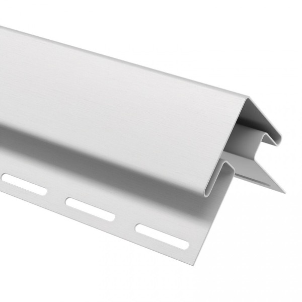 Угол внешний (наружный) для сайдинга, белый купить в Воронеже