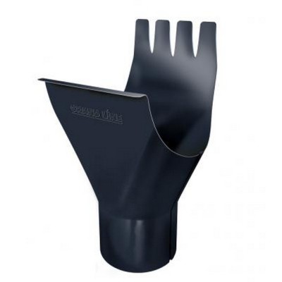 Водосток Grand Line 125x90 – Воронка желоба RAL 7024