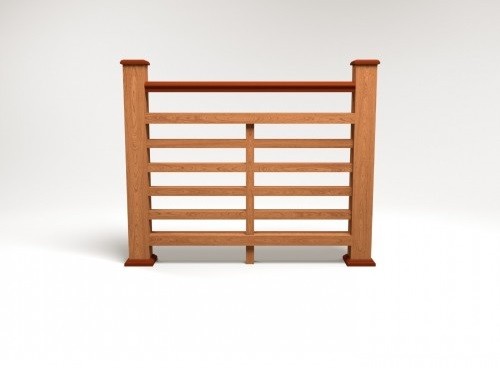 Ограждение из ДПК FG4 терракот купить в Воронеже