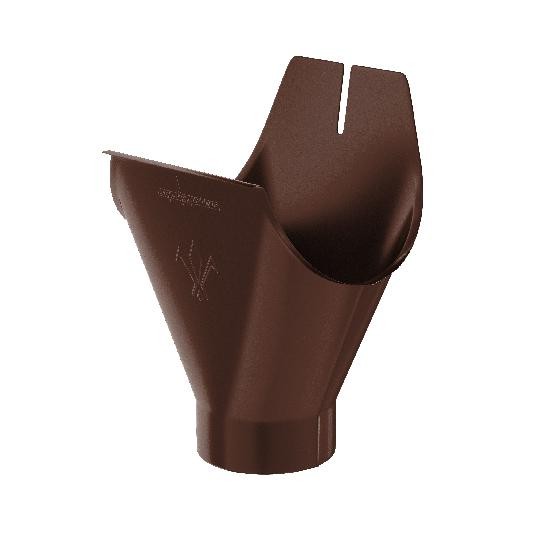 Водосток Aquasistem, система 150/100 - Воронка желоба RAL 8017 Коричневый купить в Воронеже