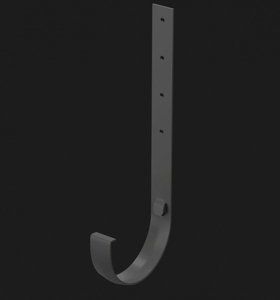 Кронштейн желоба металл Docke Premium ПВХ - Графит купить в Воронеже