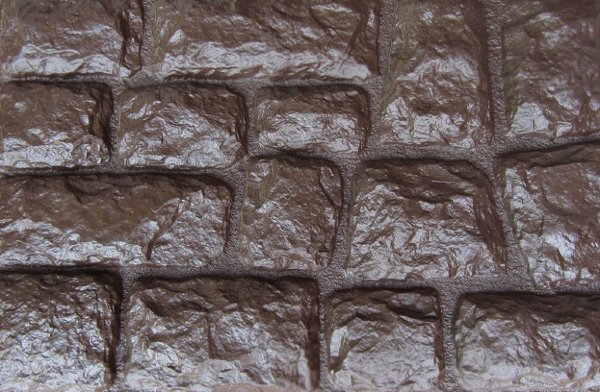 Фасадная панель Аэлит Камень крупный Коричневый купить в Воронеже