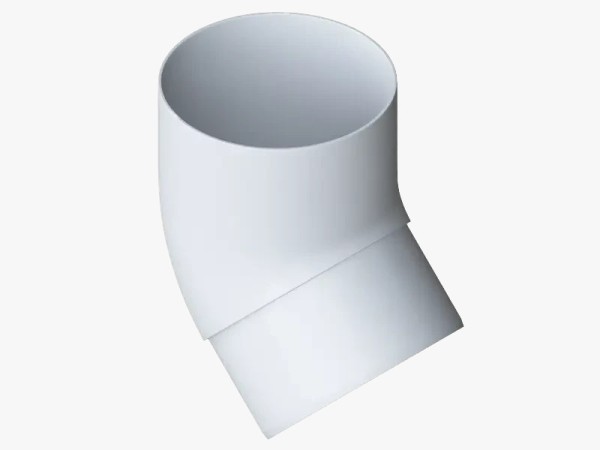 Водосток Альта-Профиль ПВХ – Колено 45 (белый) купить в Воронеже