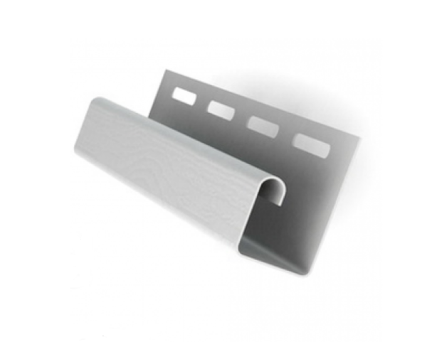 J-профиль для сайдинга, белый купить в Воронеже