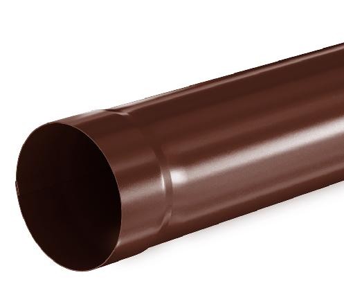 Водосток Aquasistem, система 150/100 - Труба водосточная 3.00м RAL 8017 Коричневый купить в Воронеже