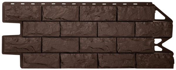 Фасадная панель Альта-Профиль Фагот ЭКО Коричневый купить в Воронеже