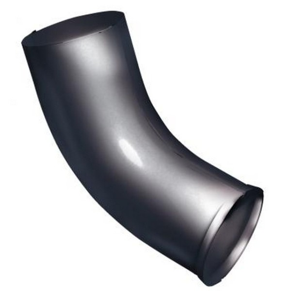 Водосток Grand Line 125x90 – Колено сливное RAL 7024 купить в Воронеже