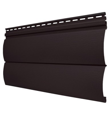 Акриловый Сайдинг Tecos - Оцилиндрованный брус двойной (под бревно), Арабика